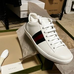NWT Women’s Gucci Ace Sneaker with Web